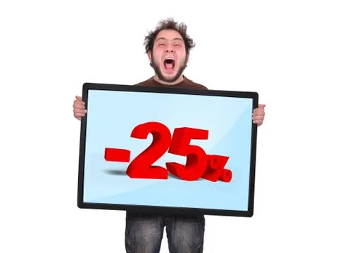 Crazy man Stock Photos