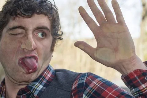 Crazy Man Foto stock