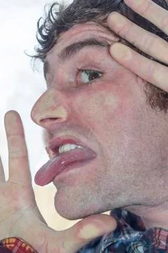 Crazy Man Foto stock