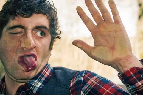 Crazy Man Stock Photos
