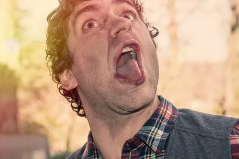 Crazy Man Stock Photos