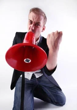 The crazy men Stock Photos