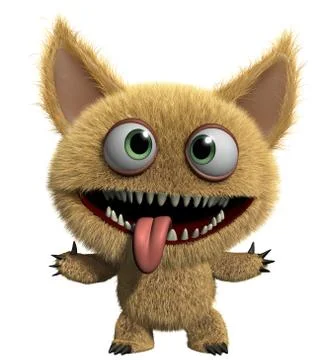 Crazy monster Stock-Illustration