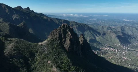 Crazy Mountains of Gran Canaria Stock Footage 235866416