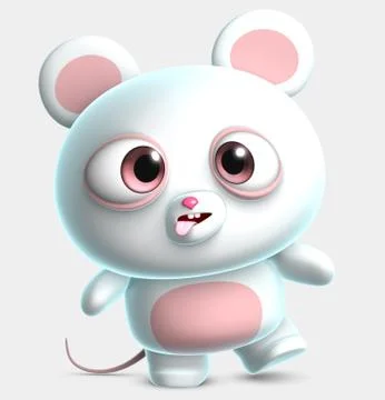 Crazy mouse 스톡 일러스트