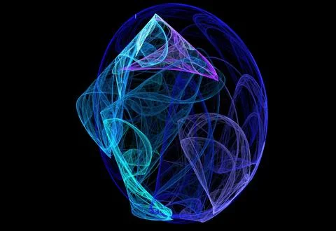 Crazy mystical coloured light effects. Incredible combinations of abstract light Stock Illustration
