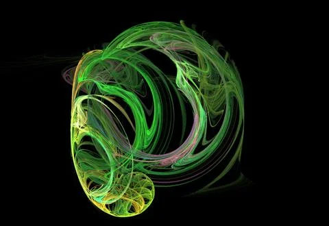 Crazy mystical coloured light effects. Incredible combinations of abstract light Stock Illustration
