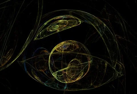 Crazy mystical coloured light effects. Incredible combinations of abstract light Stock Illustration