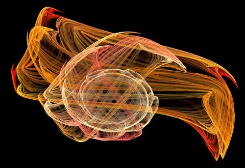 Crazy mystical coloured light effects. Incredible combinations of abstract .. Stock Illustration