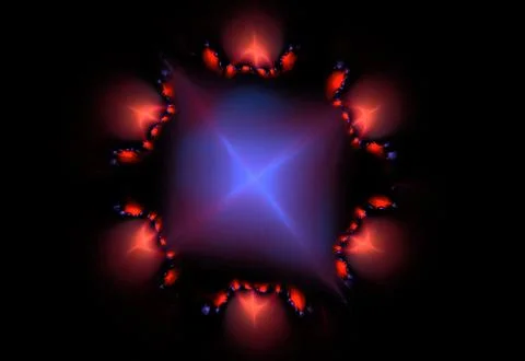 Crazy mystical coloured light effects. Incredible combinations of abstract light Stock Illustration
