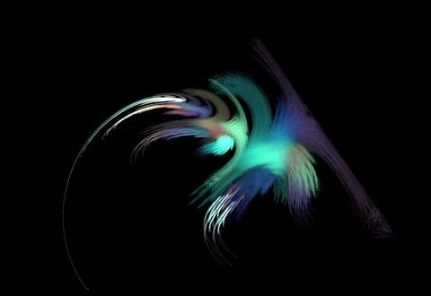 Crazy mystical coloured light effects. Incredible combinations of abstract .. Ilustración de archivo