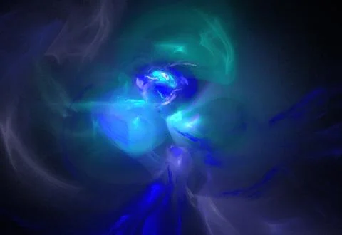 Crazy mystical coloured light effects. Incredible combinations of abstract .. Stock Illustration