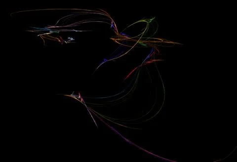 Crazy mystical coloured light effects. Incredible combinations of abstract .. Stock Illustration