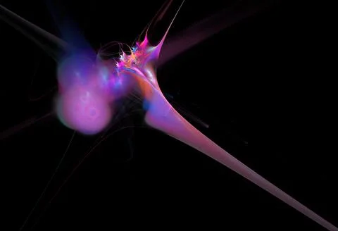 Crazy mystical coloured light effects. Incredible combinations of abstract .. Stock Illustration