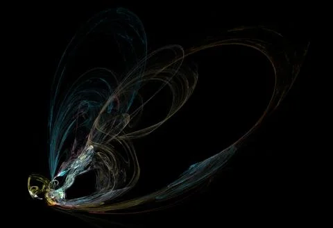 Crazy mystical coloured light effects. Incredible combinations of abstract .. Stock Illustration