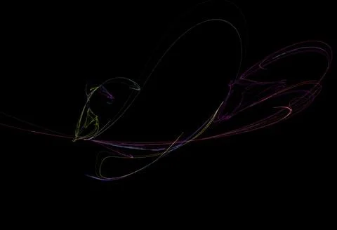 Crazy mystical coloured light effects. Incredible combinations of abstract .. Stock Illustration