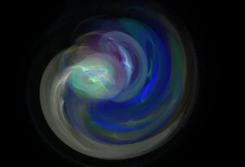 Crazy mystical coloured light effects. Incredible combinations of abstract .. Stock Illustration
