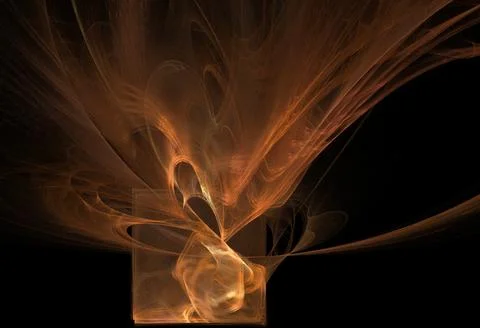 Crazy mystical coloured light effects. Incredible combinations of abstract .. Stock Illustration
