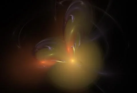 Crazy mystical coloured light effects. Incredible combinations of abstract .. Stock Illustration
