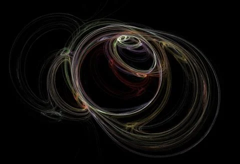 Crazy mystical coloured light effects. Incredible combinations of abstract .. Stock Illustration