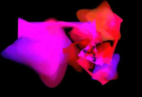 Crazy mystical coloured light effects. Incredible combinations of abstract .. Stock Illustration