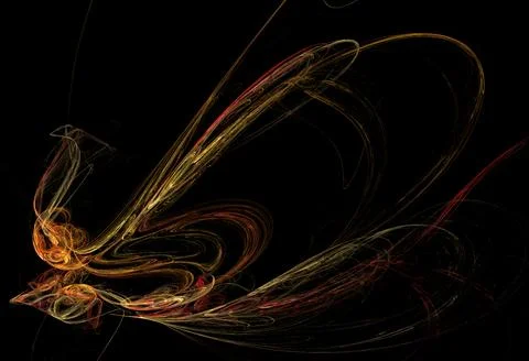 Crazy mystical coloured light effects. Incredible combinations of abstract .. Stock Illustration