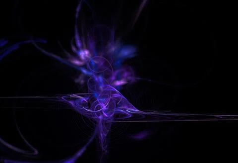 Crazy mystical coloured light effects. Incredible combinations of abstract .. Stock Illustration