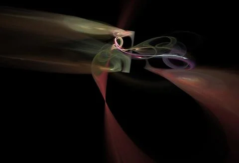 Crazy mystical coloured light effects. Incredible combinations of abstract light Stock Illustration