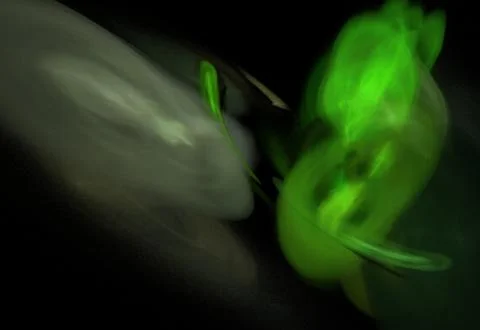 Crazy mystical coloured light effects. Incredible combinations of abstract .. Stock Photos