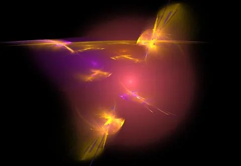 Crazy mystical coloured light effects. Incredible combinations of abstract light Stock Photos