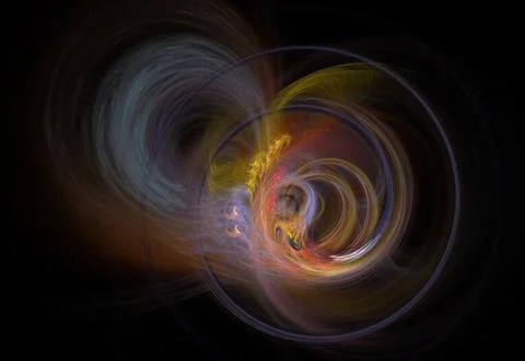 Crazy mystical coloured light effects. Incredible combinations of abstract light Stock Photos