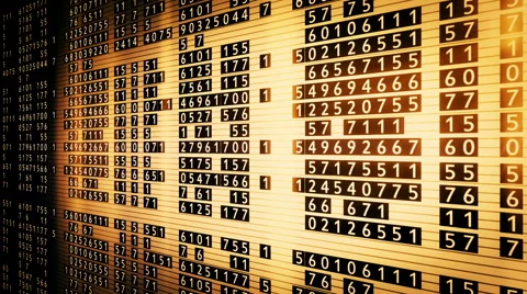 Crazy Numbers 0-9 clip 2 Stock Footage 41791283