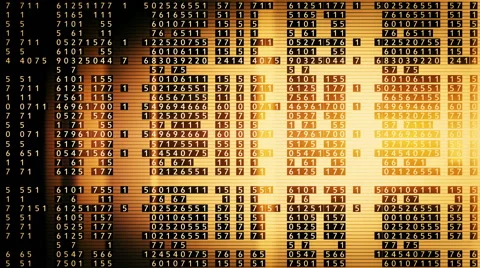 Crazy Numbers 0-9 clip 1 Stock Footage 41791297
