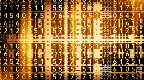 Crazy Numbers 0-9 clip 3 Stock Footage 41791317