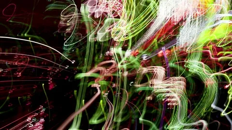 Crazy nyc abstract lights Stock-Footage 82250555