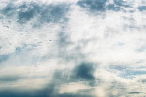 Crazy patterns in the sky from the sun Stock Photos