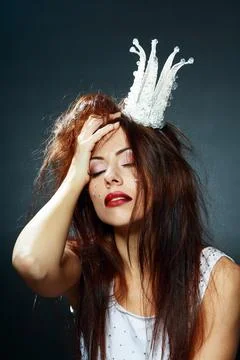 Crazy princess Stock Photos