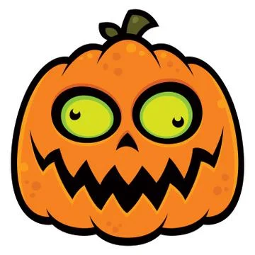 Crazy Pumpkin Stock Illustration