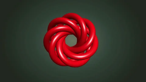 Crazy red ribbon Stock Footage 22564549