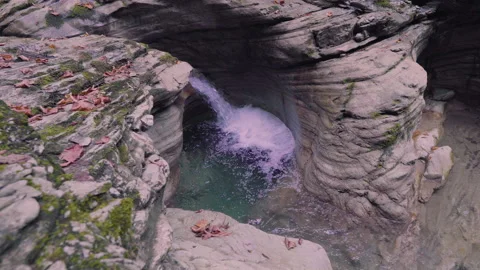 Crazy River Gorge 10 Stock Footage 135810568