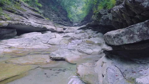 Crazy River Gorge 2 Stock Footage 135722368