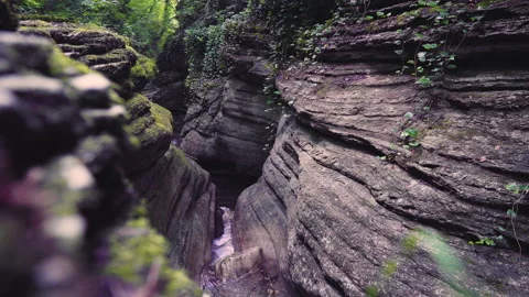 Crazy River Gorge 9 Stock Footage 135809924