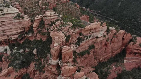 Crazy Rock Formations Stock Footage 141709839