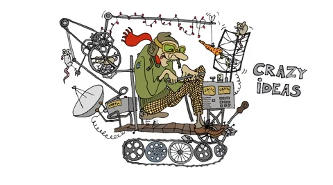 Crazy scientist Stock Footage 974253