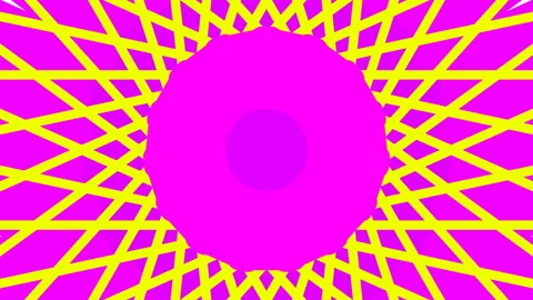 Crazy shapes abstract background, fast motion multicolored minimal design Stock Footage 273825619