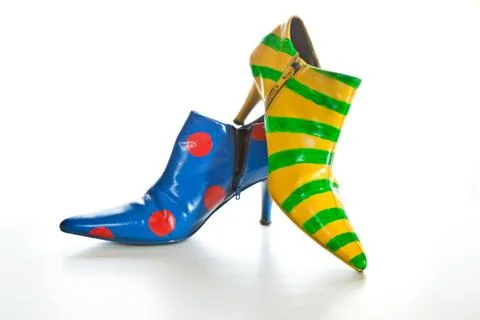 Crazy shoes Stock Photos