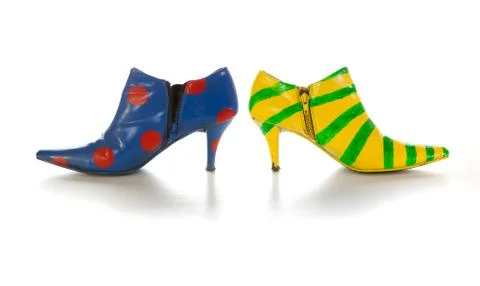 Crazy shoes Stock Photos