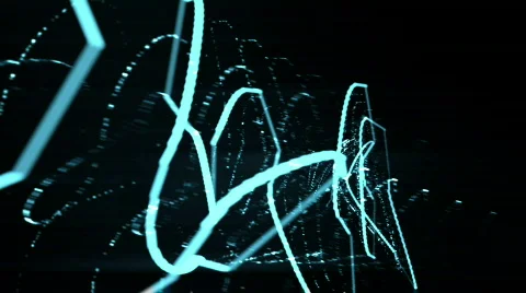 Crazy Spinning Lines Animation Stock-Footage 796724