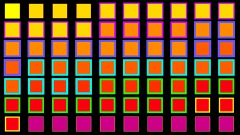 Crazy squares 02 Stock Footage 95595575