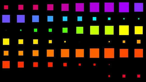 Crazy squares 06 Stock Footage 95595614